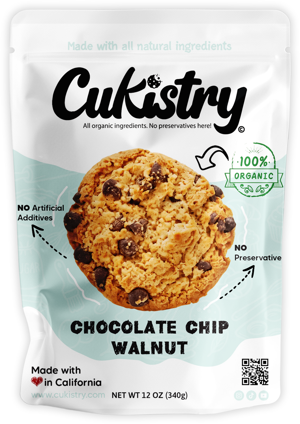 Chocolate Chip Walnut Cookies